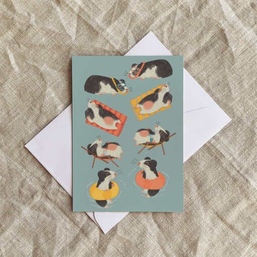 přání Morče na dovolené